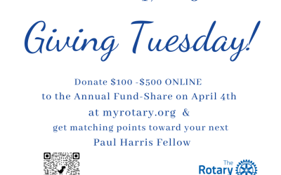 Giving Tuesday -April 4